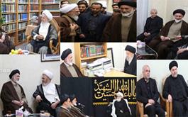 ديدارسرپرست حجاج ايراني و ریاست سازمان حج با مراجع عظام تقليد 