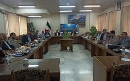 جلسه مدیر حج و زیارت استان با مدیران کاروان ها در خصوص برگزاری همایش بزرگ زائران حج استان قم